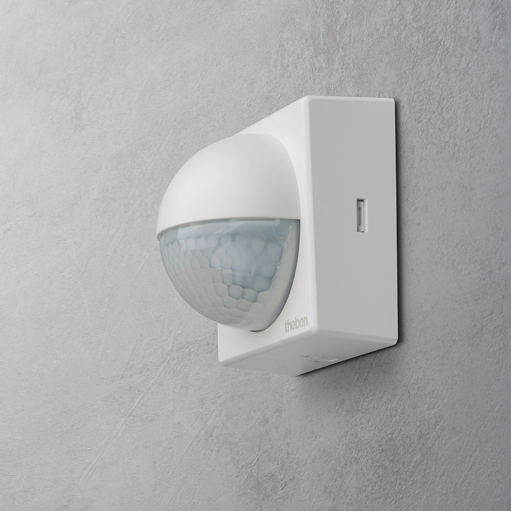 THEBEN Bewegungsmelder für Wandmontage, Lichtsteuerung, 180°, max. 12 m, weiß, IP 55 THEBEN Bewegungsmelder für Wandmontage, Lichtsteuerung, 180°, max. 12 m, weiß, IP 55